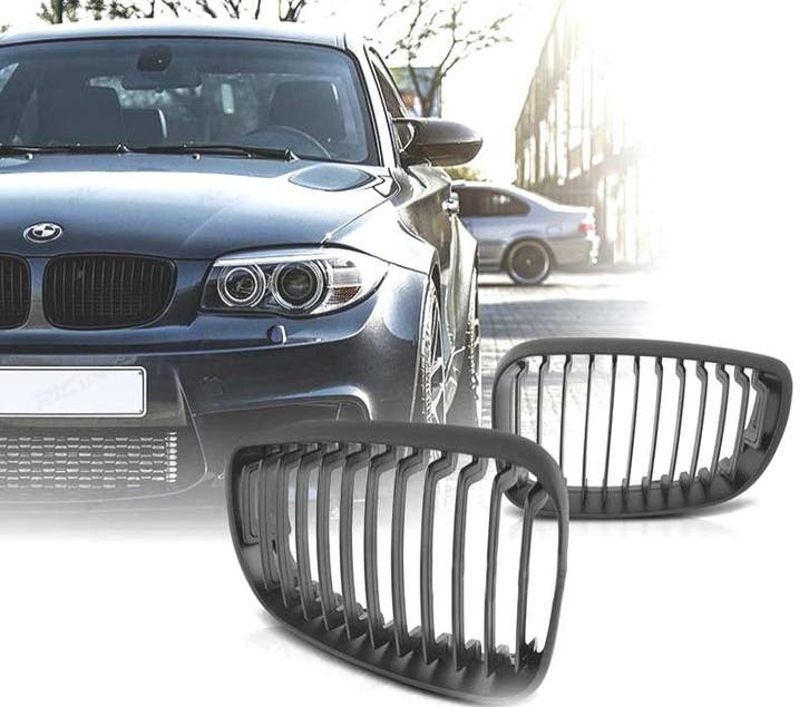 CALANDRES BMW E81 E87 82 88 07-13 NOIR MAT, Auto-onderdelen, Carrosserie, Verzenden