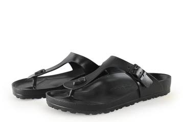 Birkenstock Slippers in maat 43 Zwart, Kleding | Dames, Slippers, Verzenden, Zwart, Zo goed als nieuw