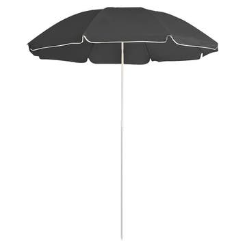 vidaXL Parasol met stalen paal 180 cm antracietkleurig, Verzenden, Nieuw
