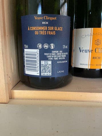 Veuve Clicquot, Veuve Clicquot Rich - Champagne Champagne -, Collections