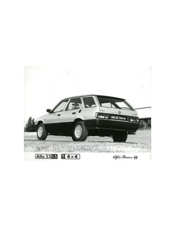 1984 ALFA ROMEO 33 1.5 4X4 PERSFOTO