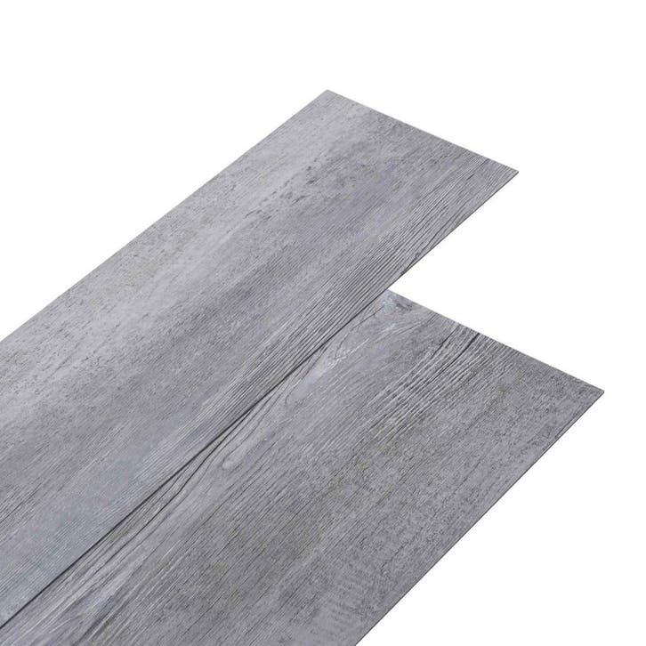 vidaXL Zelfklevende PVC Vloerplanken Mat Hout Grijs 30,5 x, Doe-het-zelf en Bouw, Vloerdelen en Plavuizen, Nieuw, Verzenden