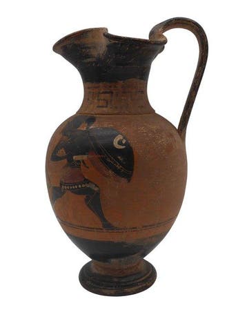 Vaas - Terracotta - Een paar decoratieve kruiken van