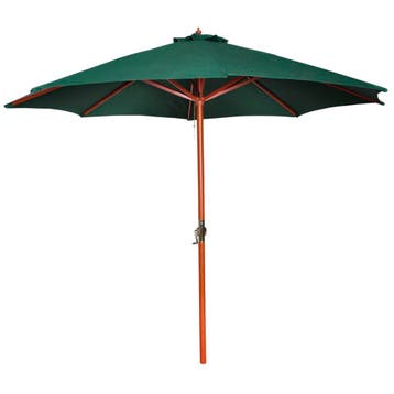 vidaXL Parasol 258 cm groen, Verzenden, Nieuw