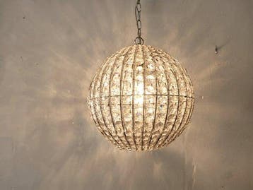 Lampe à suspendre - Suspension sphérique de style vintage –