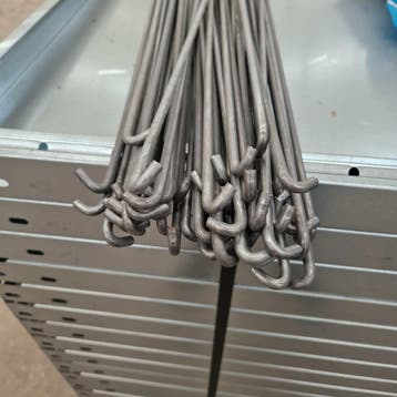 Meta diagonale stang 1300 mm voor schoring gebruikt, Ophalen of Verzenden