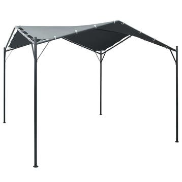 vidaXL Prieel 3x3 m staal antraciet, Verzenden