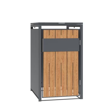 Container ombouw staal | Houtlook antraciet | Nieuw | Sch..., Staal, Overige materialen, Ophalen of Verzenden, Kweekkas