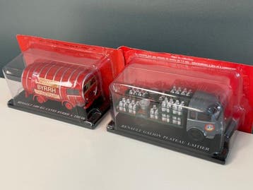 Altaya 1:43 - Model bestelwagen (2) - Renault 1400 KG Caves, Nieuw