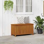 vidaXL Tuinbox 113x50x58 cm massief acaciahout, Verzenden, Nieuw
