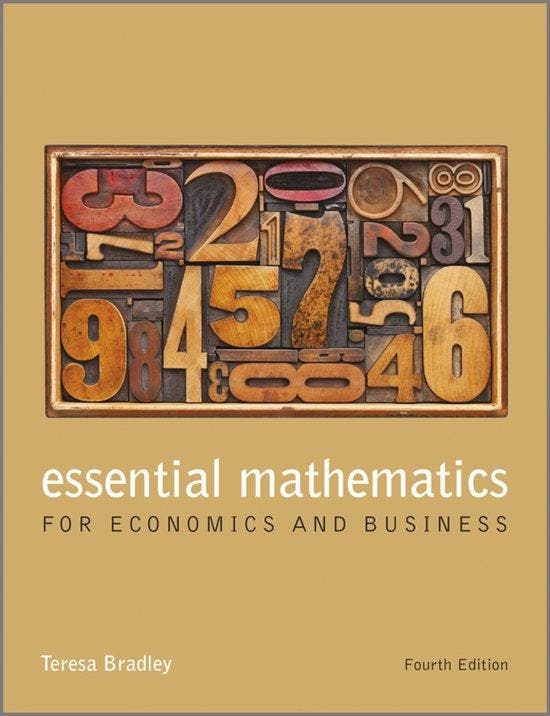 Essential Mathematics For Economics 4e 9781118358290, Boeken, Taal | Engels, Zo goed als nieuw, Verzenden