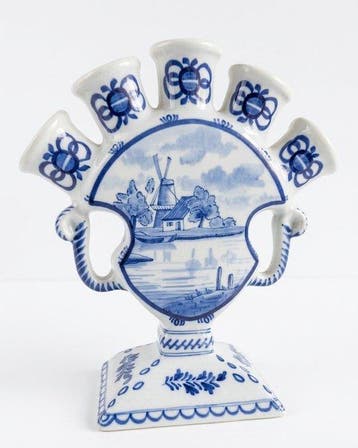 Boch Frères - Vase - Faïence - Vase tulipe 1920