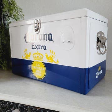Grote Corona Beer S.A. - Enseigne publicitaire - glacière -