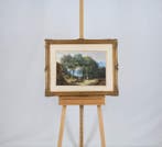 Hendrikus Johannes Knip (1819-1905) - Bosgezicht met herten