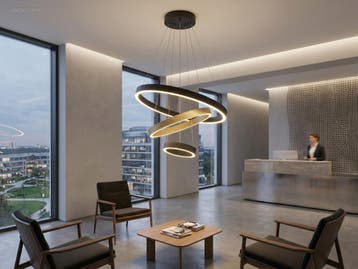 Duora Design Hanglamp Zand Zwart en Goud..., Nieuw