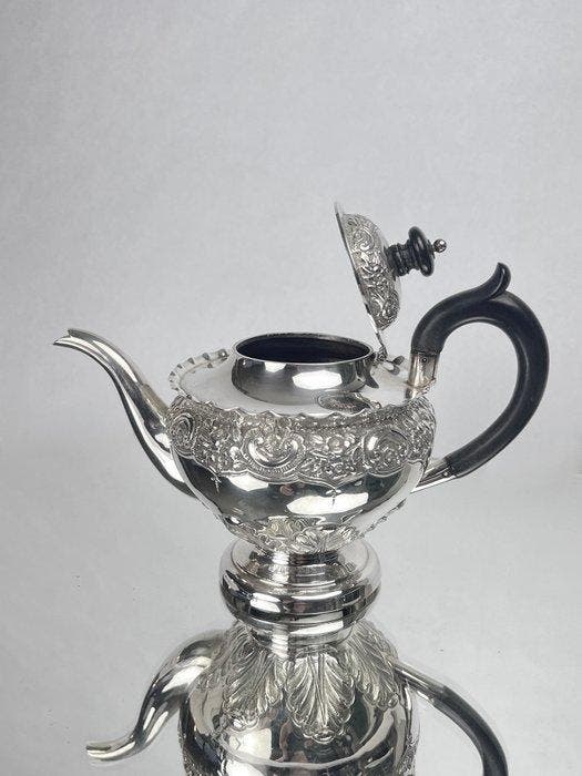 Josiah Williams & Co , George Maudsley Jackson - Theepot -, Antiquités & Art, Antiquités | Argent & Or