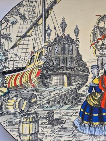 Longwy - Pierre Mignon - Schotel - Aardewerk, Antiek en Kunst