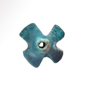 Oud-Egyptisch Faience Lotusbloemkraal (Zonder minimumprijs), Antiek en Kunst