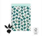 5x Cadeauzakje Klavertje vier 17x25cm (Per 5 stuks), Ophalen of Verzenden, Nieuw, Cadeauzakje