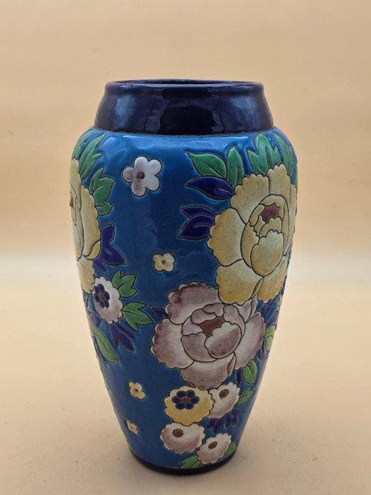 Boch Frères - Charles Catteau - Vase - Faïence, Antiquités & Art, Antiquités | Verre & Cristal