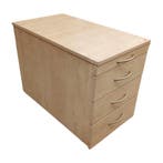 Houten ladeblok 43x76 5x60 cm met 4 lades op 4 wielen, Ophalen of Verzenden, Nieuw in verpakking