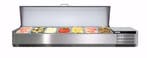 Opzetkoelvitrine | 6x 1/3 GN | 1450x395x260(h)mm Afinox, Verzenden, Nieuw in verpakking