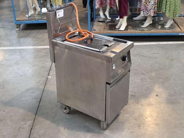 Inox verrijdbare gasfriteuse ELFRAMO GW20T, Zakelijke goederen, Nieuw in verpakking