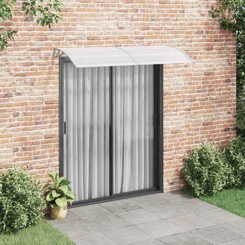 vidaXL Deurluifel 200x75 cm PC grijs en transparant, Verzenden