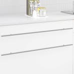 vidaXL Kast Handvat 12 pcs Zilver 900 mm Roestvrij staal, Verzenden, Nieuw