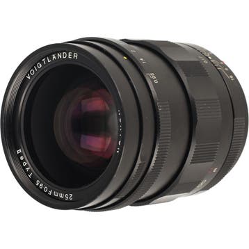 Voigtlander MFT 25mm F/0.95 Nokton II | Occasion, Audio, Tv en Foto, Ophalen of Verzenden, Nieuw