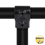 Kort T-stuk type 2 - 21,3mm Steigerbuiskoppeling zwart, Doe-het-zelf en Bouw, Ophalen of Verzenden, Nieuw