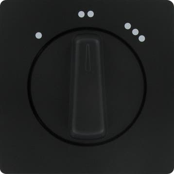 Mat zwarte afdekplaat 70x70 voor 3-standen & ventilator, Bricolage & Construction, Verzenden