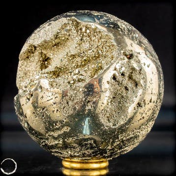 Topkwaliteit natuurlijk gouden pyriet Sphere- 1218.88 g