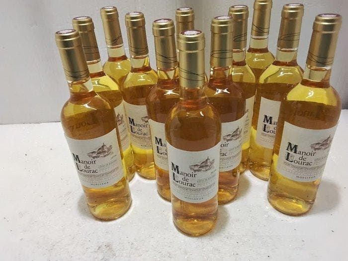 2016 Manoir de Lourac - Château de Bergerac - 12 Fles (0,75, Verzamelen, Wijnen