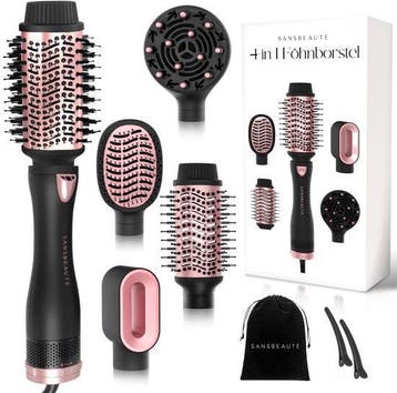 2dekans | Sansbeauté® 4-in-1 Fohnborstel met Diffuser -, Ophalen of Verzenden, Nieuw