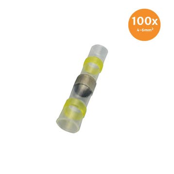 Soldeerhuls Waterdicht Geel (4-6mm) 100 Stuks, Ophalen of Verzenden