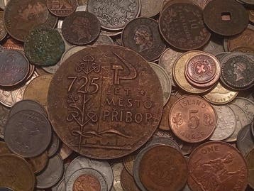 Wereld. Large lot of World Coins, 1800 to présent. (Zonder