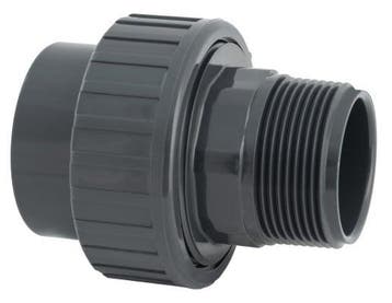 PVC 3/3 koppeling 63mm lijmverbinding x buitendraad 2, Tuin en Terras, Ophalen of Verzenden, Nieuw