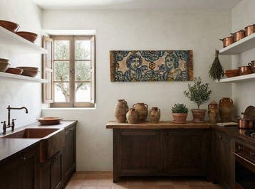 Decoratief ornament - Italië - Tafel boven de deur