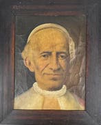 École italienne (XIX) - Ritratto di Papa Leone XIII