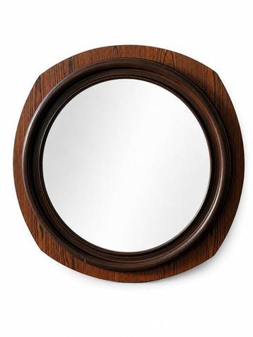 Spiegel - Hout, Plastic, Glas - Zijspiegel
