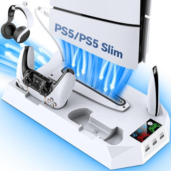 PS5 Koeler & Controller Dock | Retour deal | Knallerprijs, Games en Spelcomputers, Spelcomputers | Sony Consoles | Accessoires