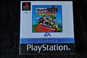 Theme Park World Playstation 1 PS1 Classics Manual Only PAL, Verzenden