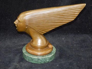 After Lalique - Sculpture, Bronzen Art Deco sculptuur -, Antiquités & Art