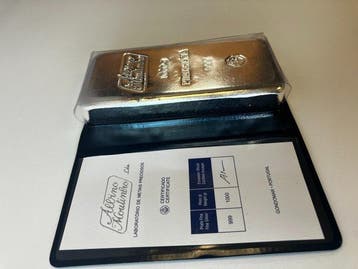 1 kilogram - Zilver - Albino Moutinho - Met certificaat