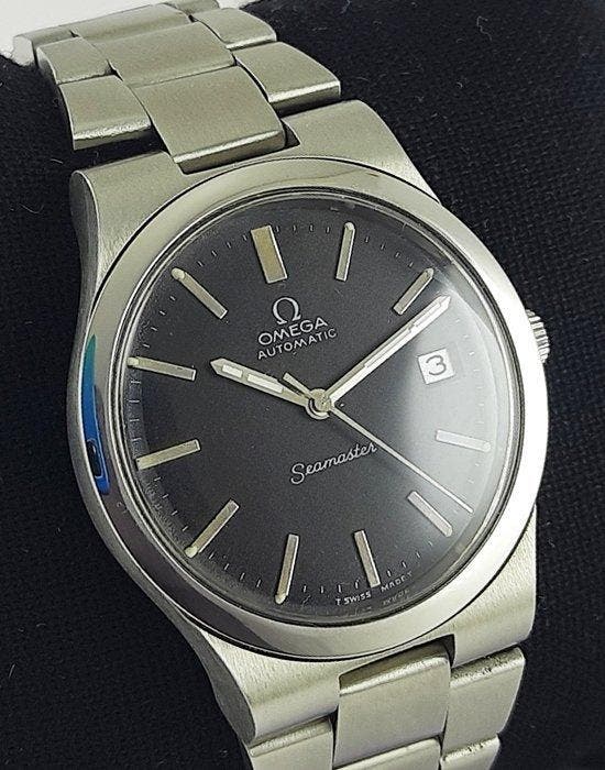 Omega - Seamaster Automatic - Matte Black Dial - Zonder, Handtassen en Accessoires, Horloges | Heren
