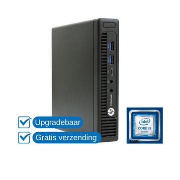 HP EliteDesk 800 G2 DM i5-6500T  8GB DDR4 128GB SSD, Verzenden