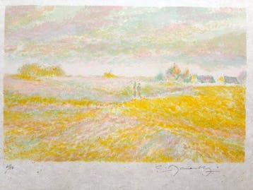 Claude Manoukian (1936) - Promenade en campagne