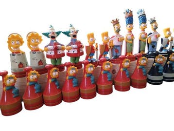 The Simpsons family - complete - Schaakspel