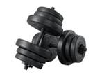 Veiling - Halterset / Dumbells 40 kg - 2-delig - Zandgevuld, Nieuw